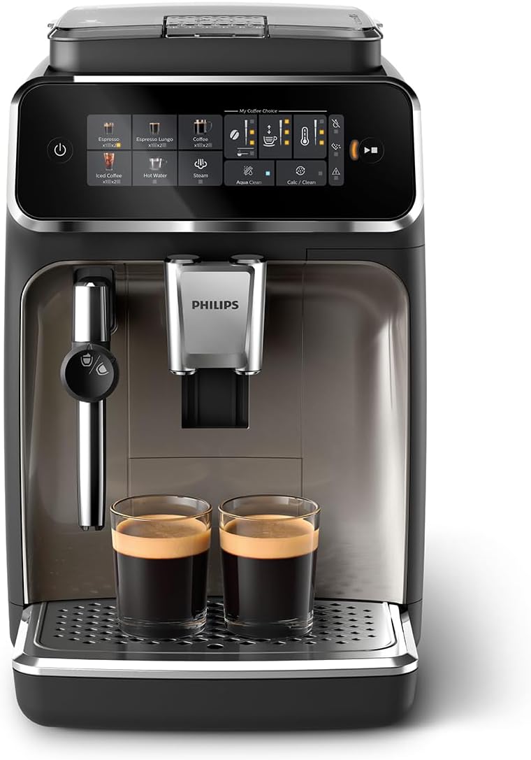 Philips 3300 Series Ep3326/90 Fully Automatic Espresso Machine Black Chrome