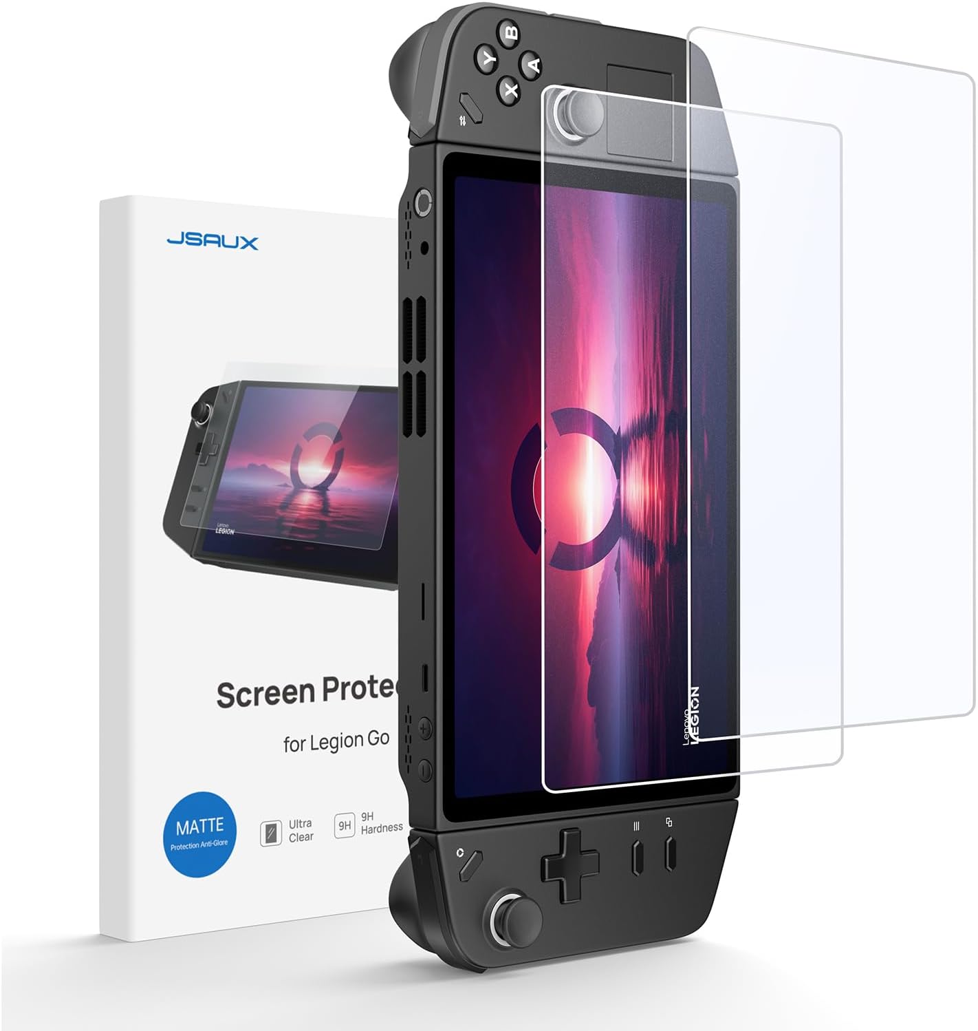 Lenovo Legion Go Screen Protector By Jsaux - 9H Tempered Glass Anti-Glare Film