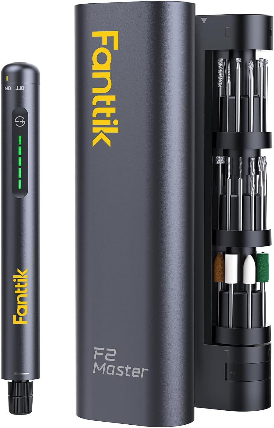 Fanttik F2 Master Mini Cordless Rotary Tool Kit With Neopulse Motor And 35 Accessories
