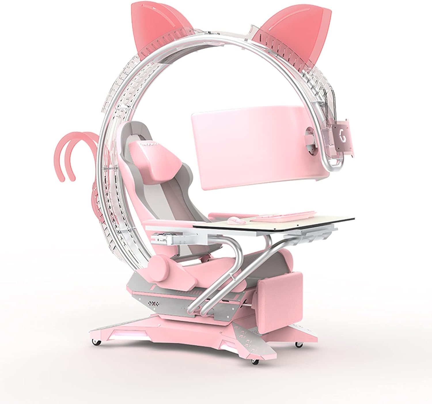 Generic Km-Ashyla Ergonomic Office Chair With Adjustable Swivel And Footrest