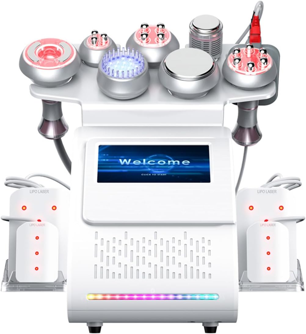 Zefulr 80K Ultrasonic Cavitation Machine - 9-In-1 Radio Frequency Body Shaping Device For Fat Removal And Skin Rejuvenation