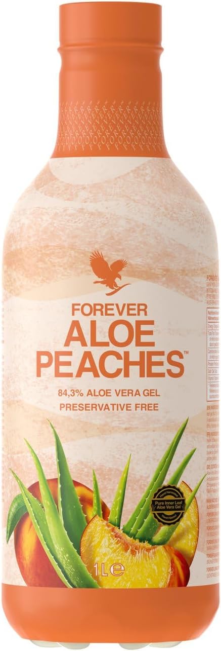 Forever Living Products Aloe Peaches Peach Flavored Aloe Vera Gel 1000Ml