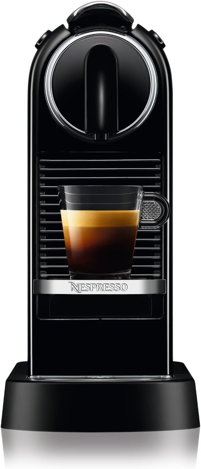 Nespresso De'longhi Citiz En167.B Single-Serve Pod Coffee Machine, Black