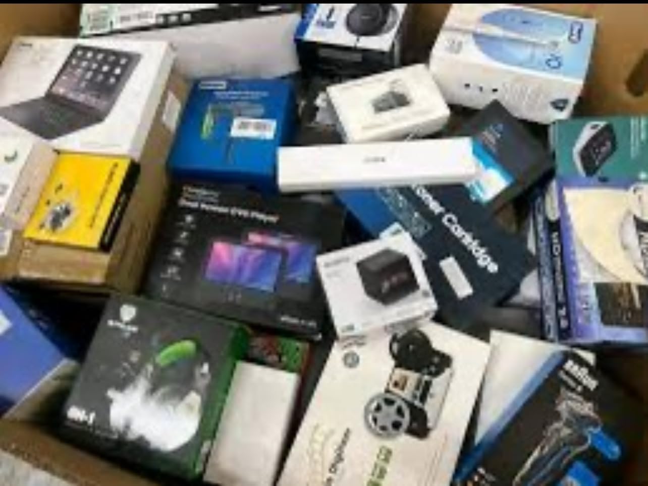 Wholesale Electronics Clearance Lot - Mixed Tech Accessories & Gadgets Bulk Bundle