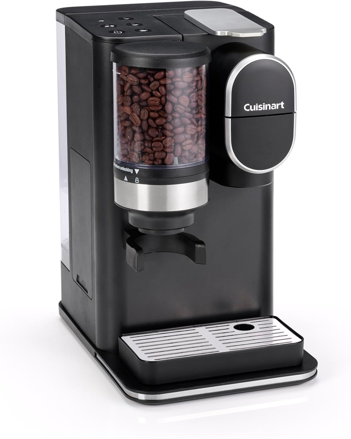 Cuisinart One Cup Grind And Brew Coffee Machine, Dlc2E Model, Black
