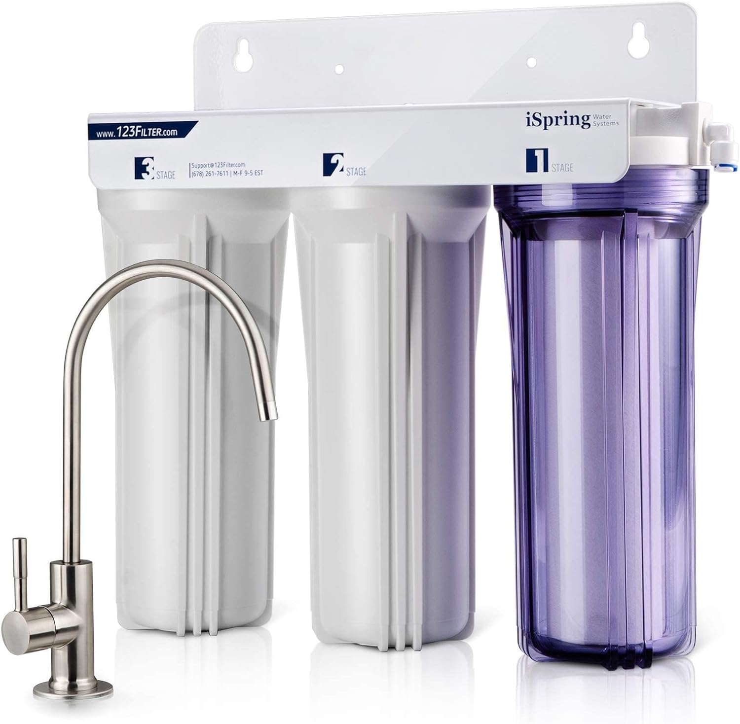 Ispring Us31 Classic 3-Stage Under Sink Water Filtration System
