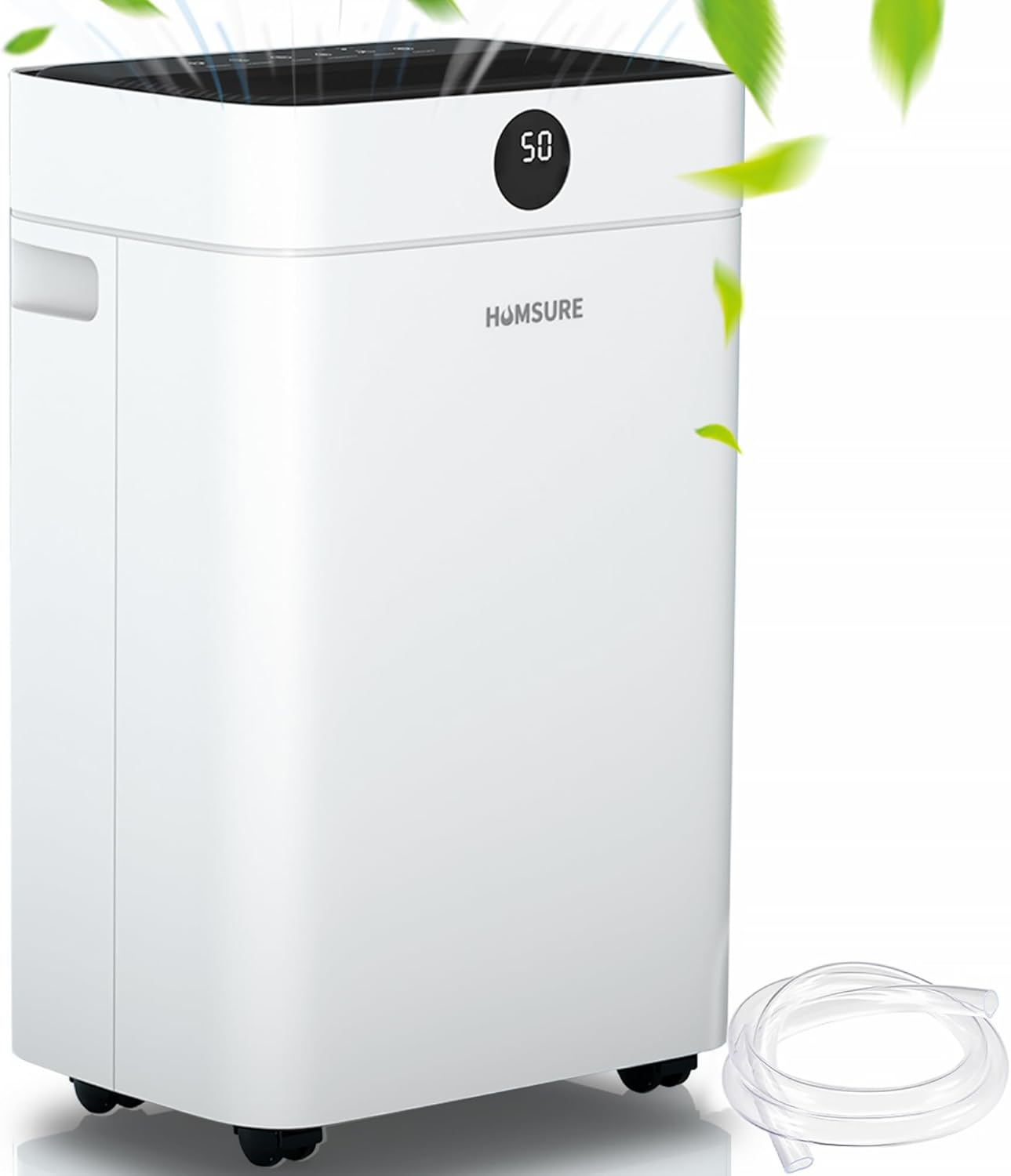 Humsure Dehumidifier 20L - Efficient Moisture Removal For Home, Basement & Bedroom With Automatic Defrost And Adjustable Humidity Control