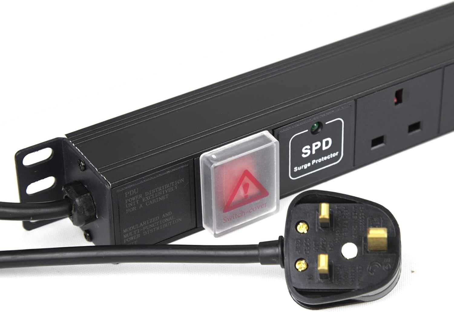 Kenable Power Distribution Unit Pdu 12 Way Uk Sockets Surge Protected Vertical Rack Mount