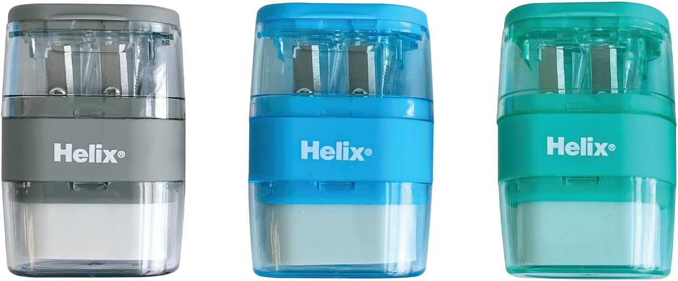 Helix Balance Duo Two Hole Pencil Sharpener And Eraser