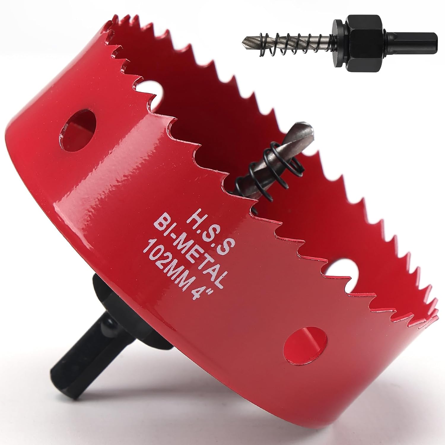 Fastdeple 102Mm Bi-Metal Hole Saw For Wood, Plastic, Drywall Cutting