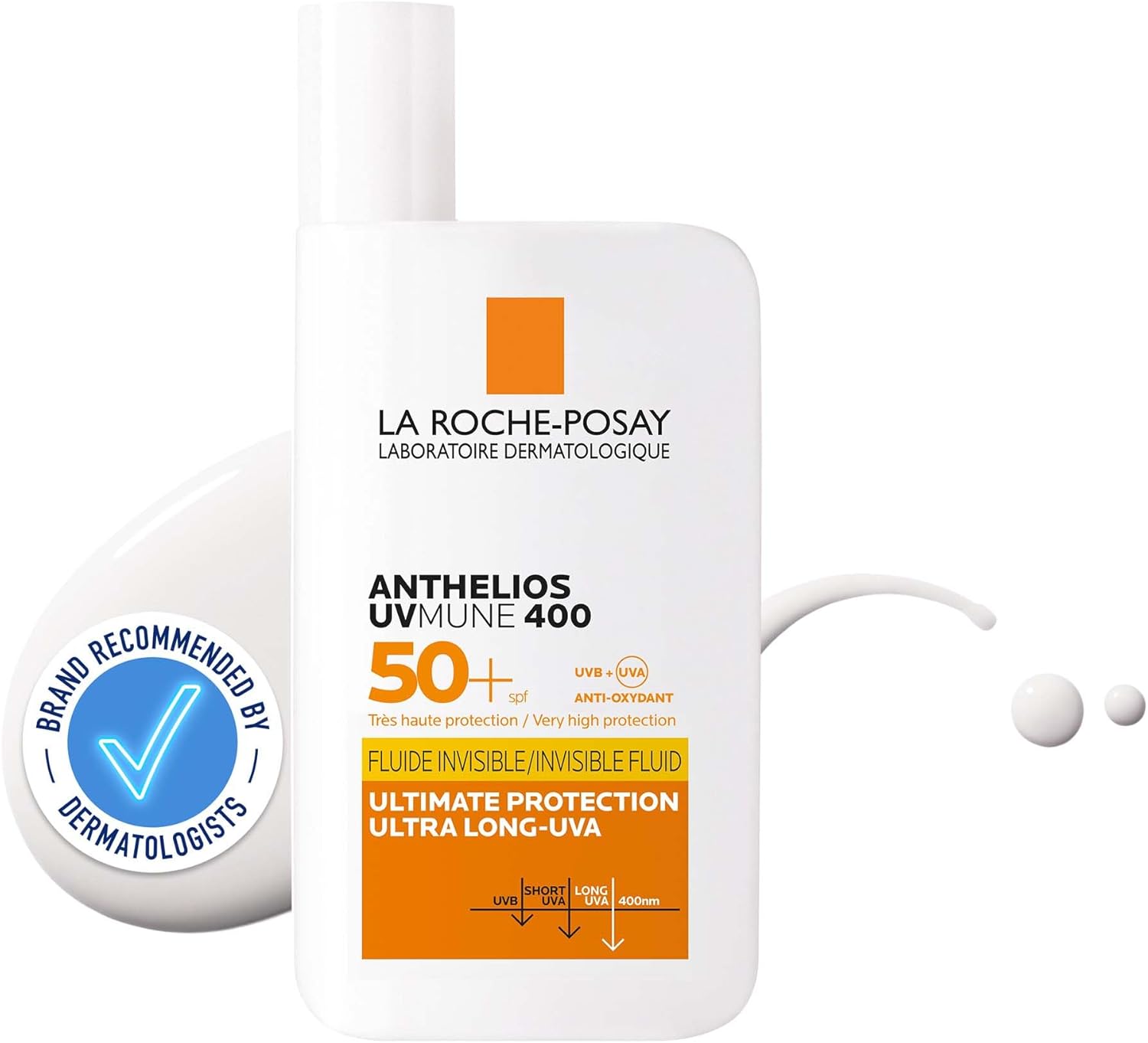 La Roche-Posay Anthelios Uvmune 400 Ultra-Light Sunscreen Spf50+ For Sensitive Skin