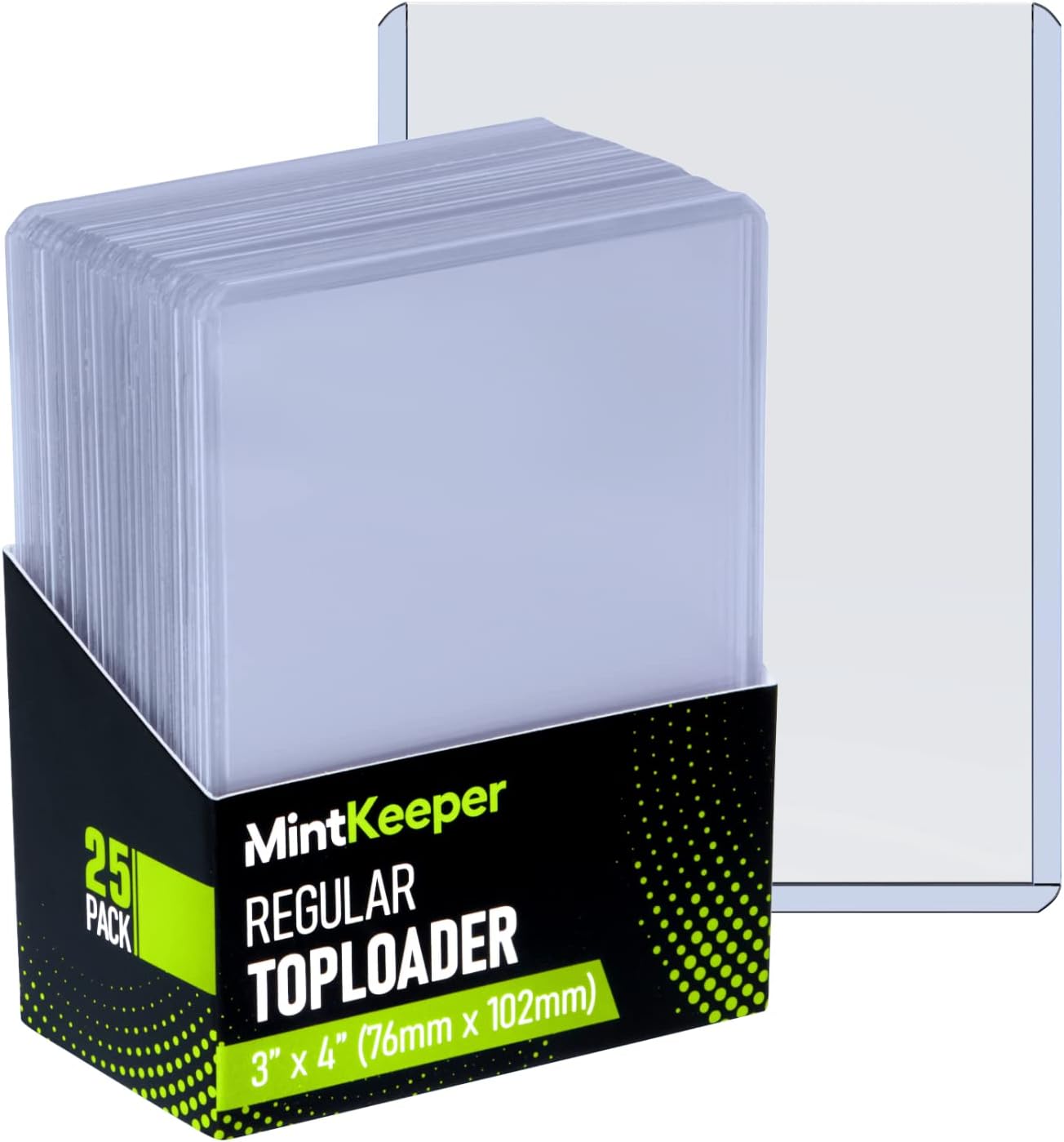 Mintkeeper Top Loaders Clear Hard Card Sleeves (25 Pack) For Pokémon, Sports & Mtg Trading Cards