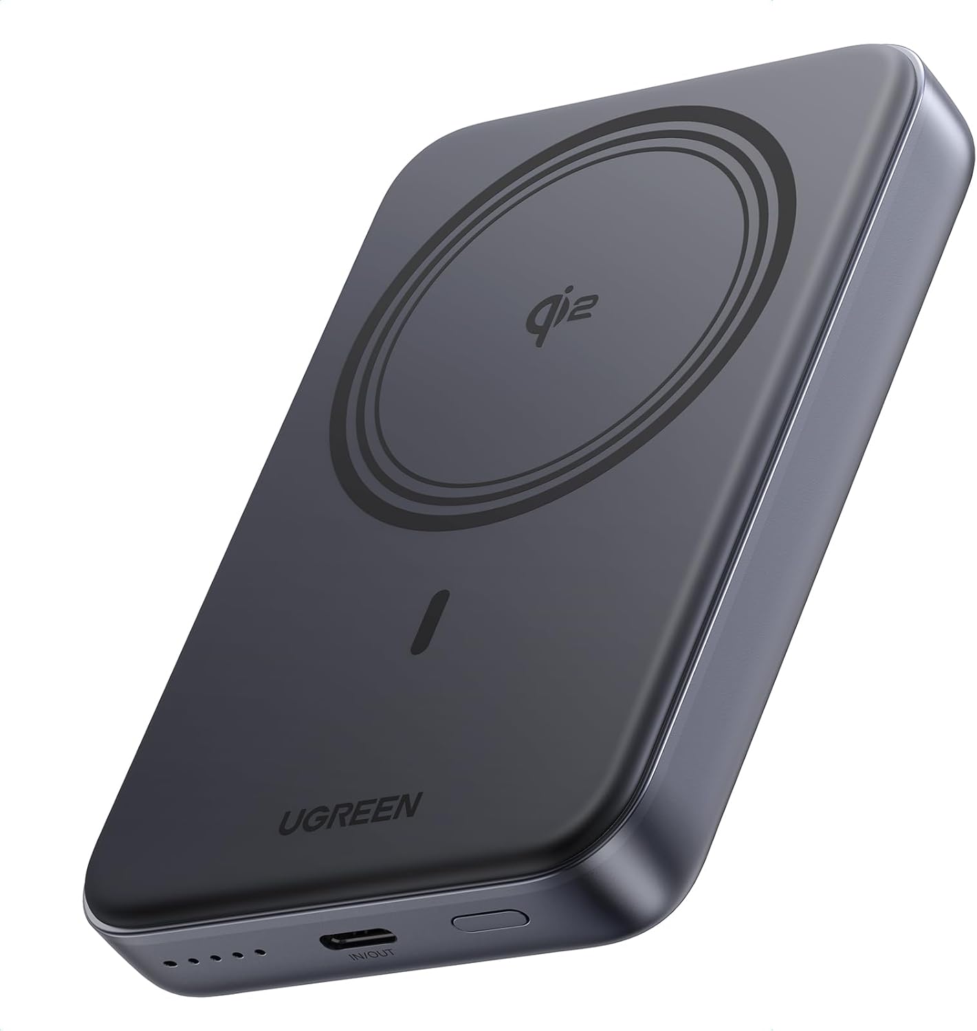 Ugreen Nexode Wireless Power Bank 10000Mah Qi2 Certified Magnetic Portable Charger