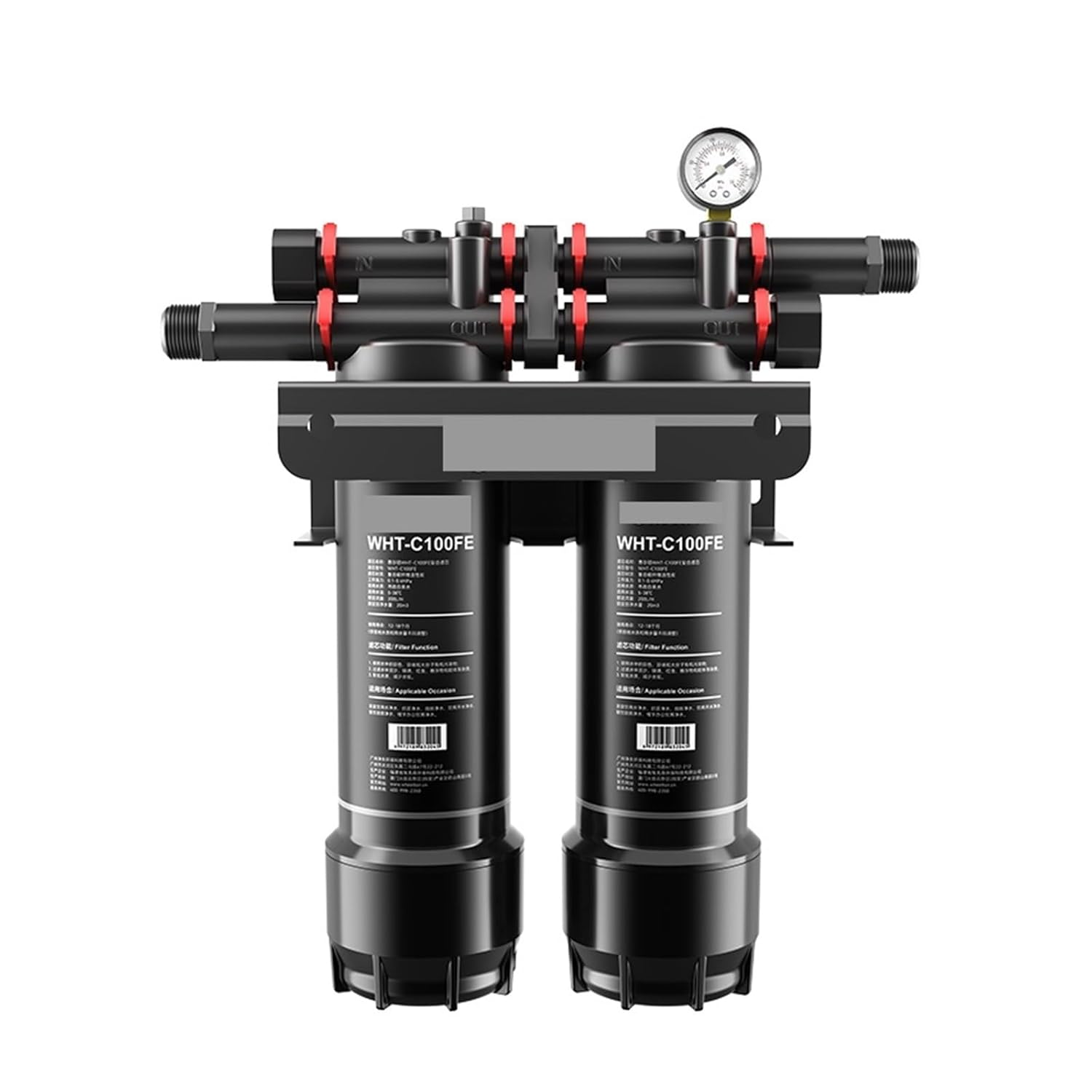Ngbff Water Filter System Wht-C10200 Activated Carbon Purifier For Home And Commercial Use