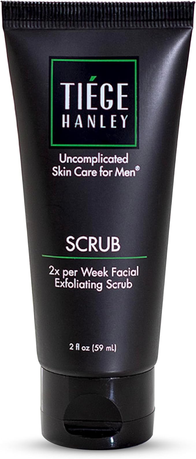 Tiege Hanley Exfoliating Face Wash For Men - 2 Oz Gentle Scrub For Dry Or Sensitive Skin
