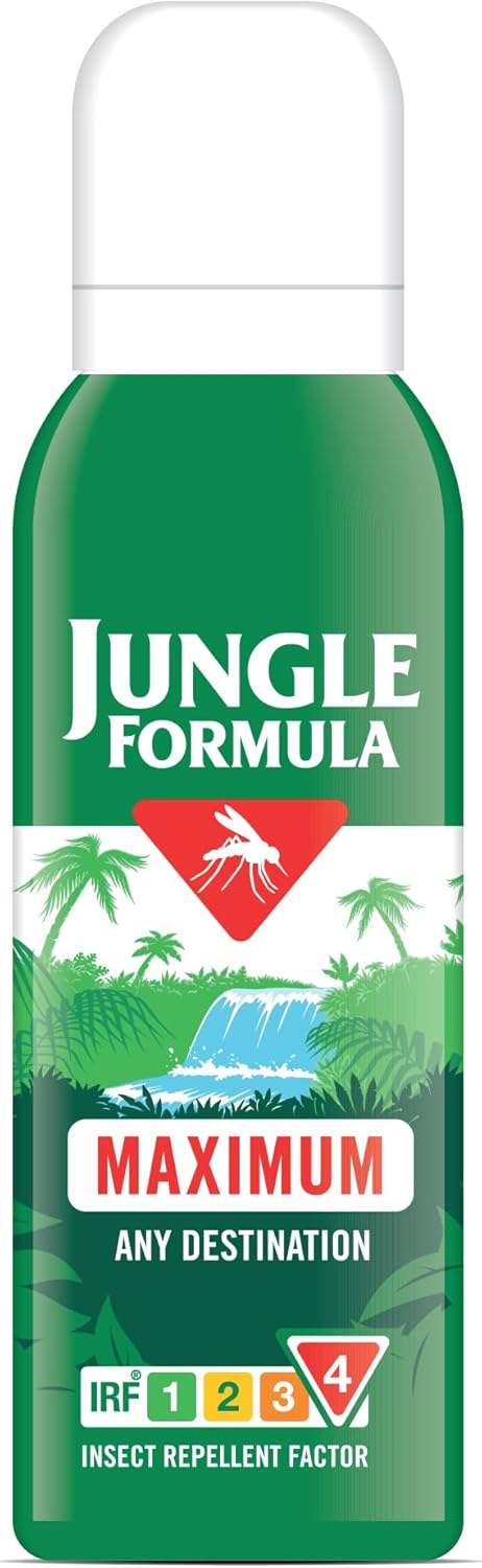 Jungle Formula Maximum Strength Insect Repellent Aerosol Spray 125Ml - 50% Deet