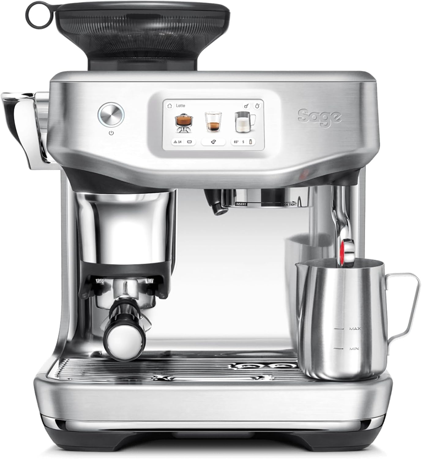 Sage Barista Touch Impress Bean To Cup Coffee Machine With Grinder And Milk Frother