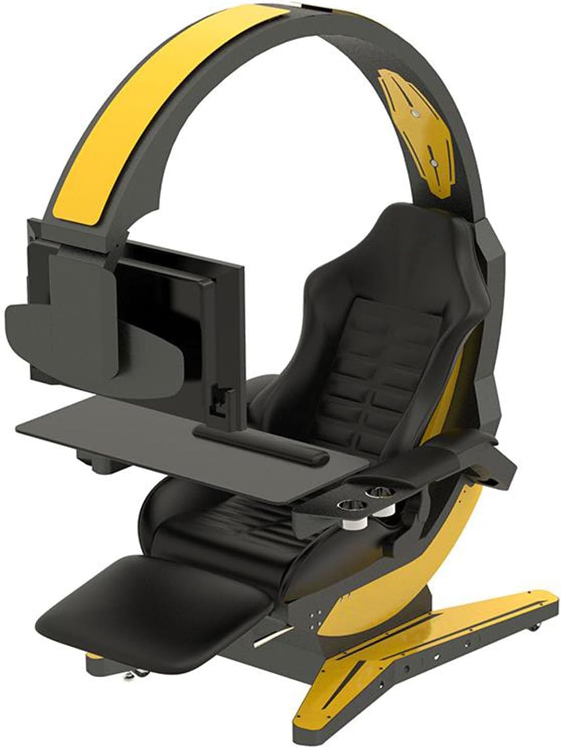 Bddcywy Ergonomic Gaming Chair Debdp1Mjkohbl8G7Gu - Adjustable E-Sports Integrated Cockpit Chair With Footrest And Lumbar Support Massage