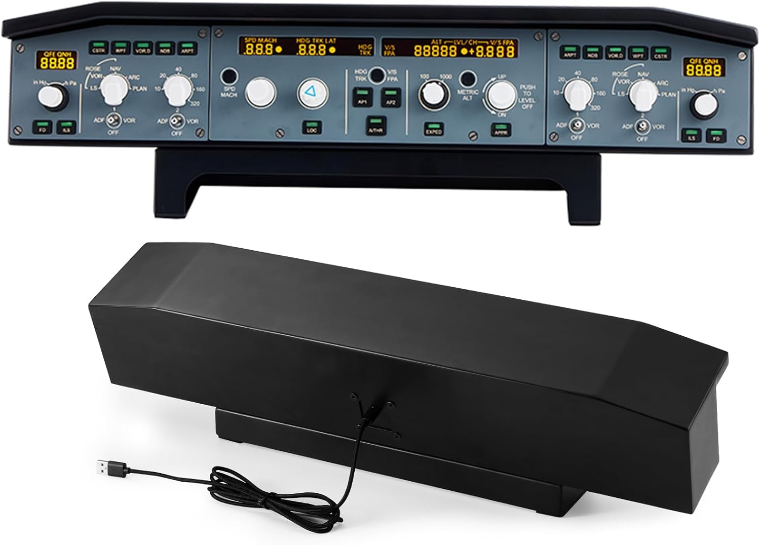 Obokidly Wingflex Simulator A320 Fcu Combo Flight Control Panel Unit For Xp12 P3D Msfs Flight Simulation