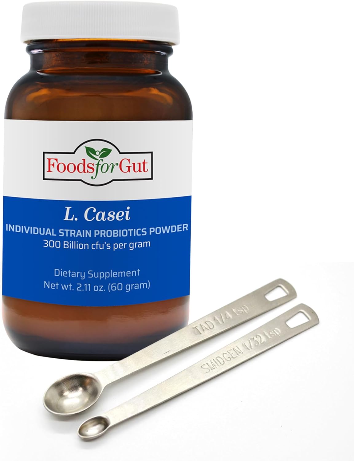 Foods For Gut Lactobacillus Casei Probiotic Powder 300 Billion Cfu's - Made In Usa