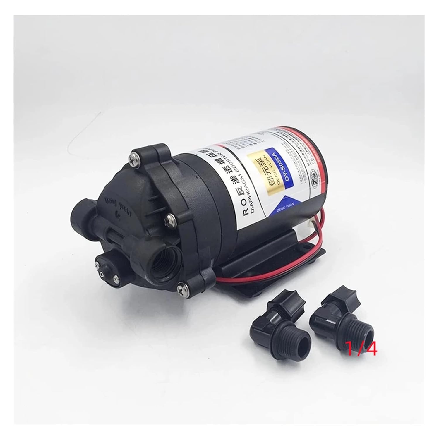 Ngbff Water Filter System 50G Booster Pump Reverse Osmosis Under Sink Home Domestic Water Purifier