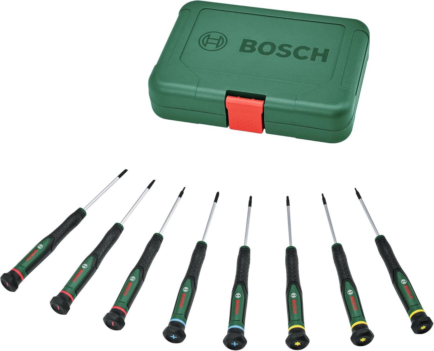 Bosch Precision Screwdriver Set 8-Piece (S2 Steel, Magnetic Tip)