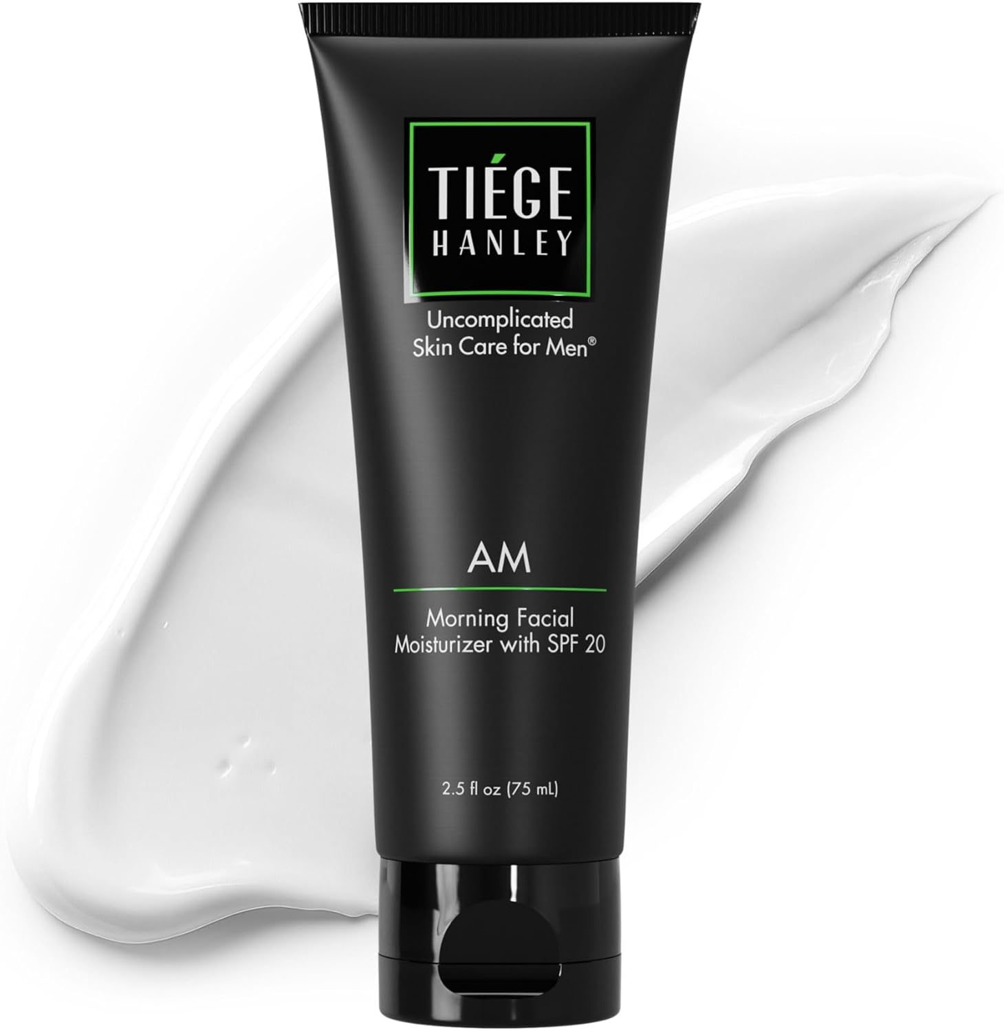 Tiege Hanley Morning Facial Moisturizer For Men - Lightweight Hydrating Lotion With Spf 20