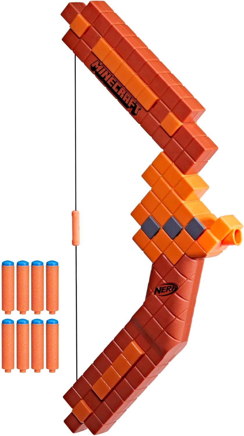 Nerf Minecraft Bow Dart Blaster Officially Licensed Toy