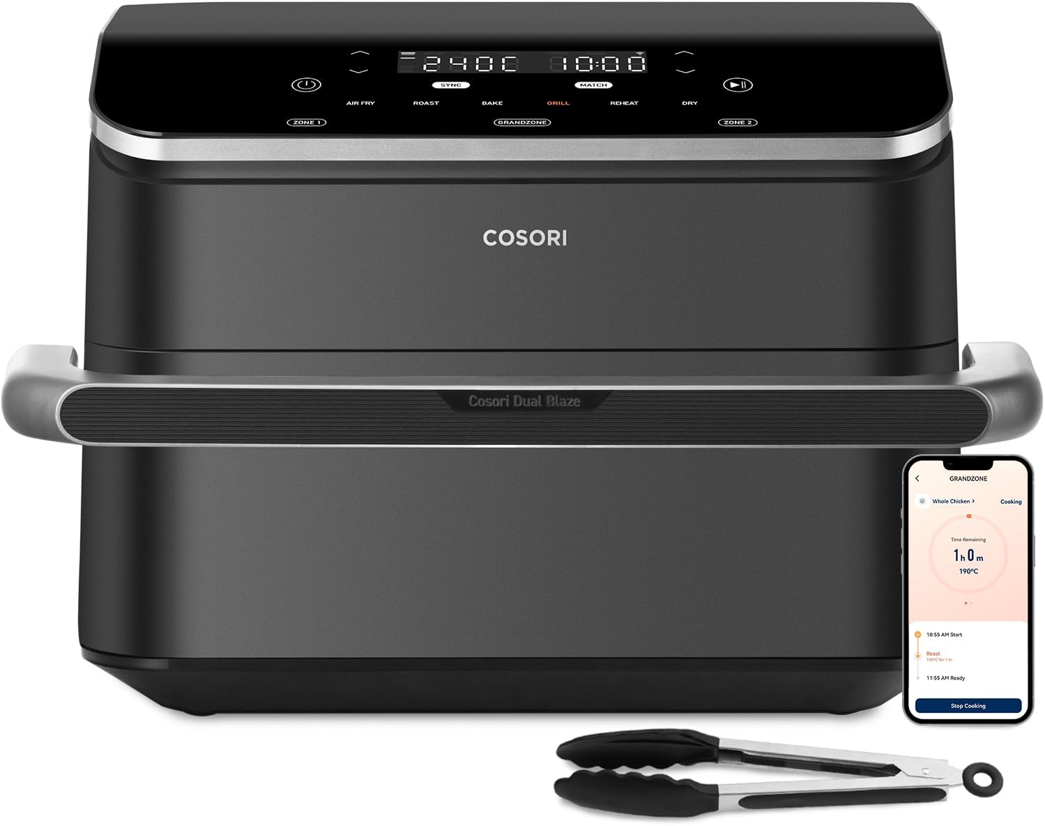 Cosori Smart Air Fryer Twinfry 10L Dual Zone With Dual Blaze Technology