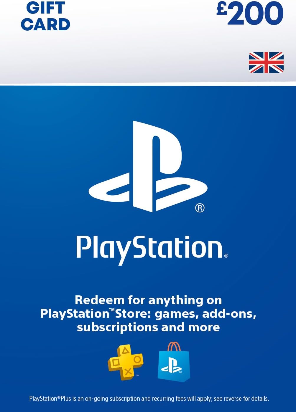 Playstation Store Gift Card £200 For Ps5 And Ps4 Consoles