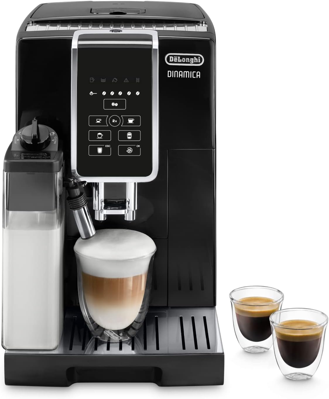 De'longhi Dinamica Ecam350.50.B Fully-Automatic Whole Bean Coffee Machine Black