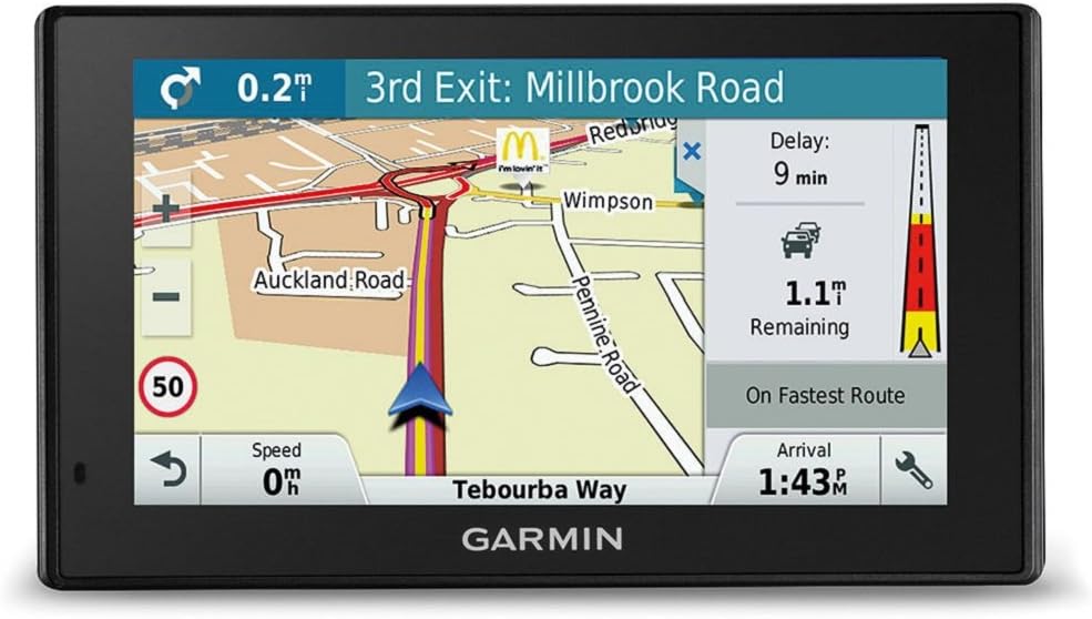 Garmin Drivesmart 51Lmt-D Satellite Navigation System With Lifetime Map Updates