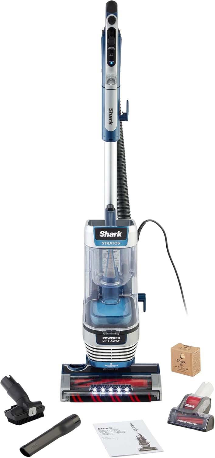 Shark Stratos Xl Az3000Ukt 2.6 Litre Corded Upright Vacuum Cleaner With Anti Hair Wrap Plus & Anti-Odour Technology