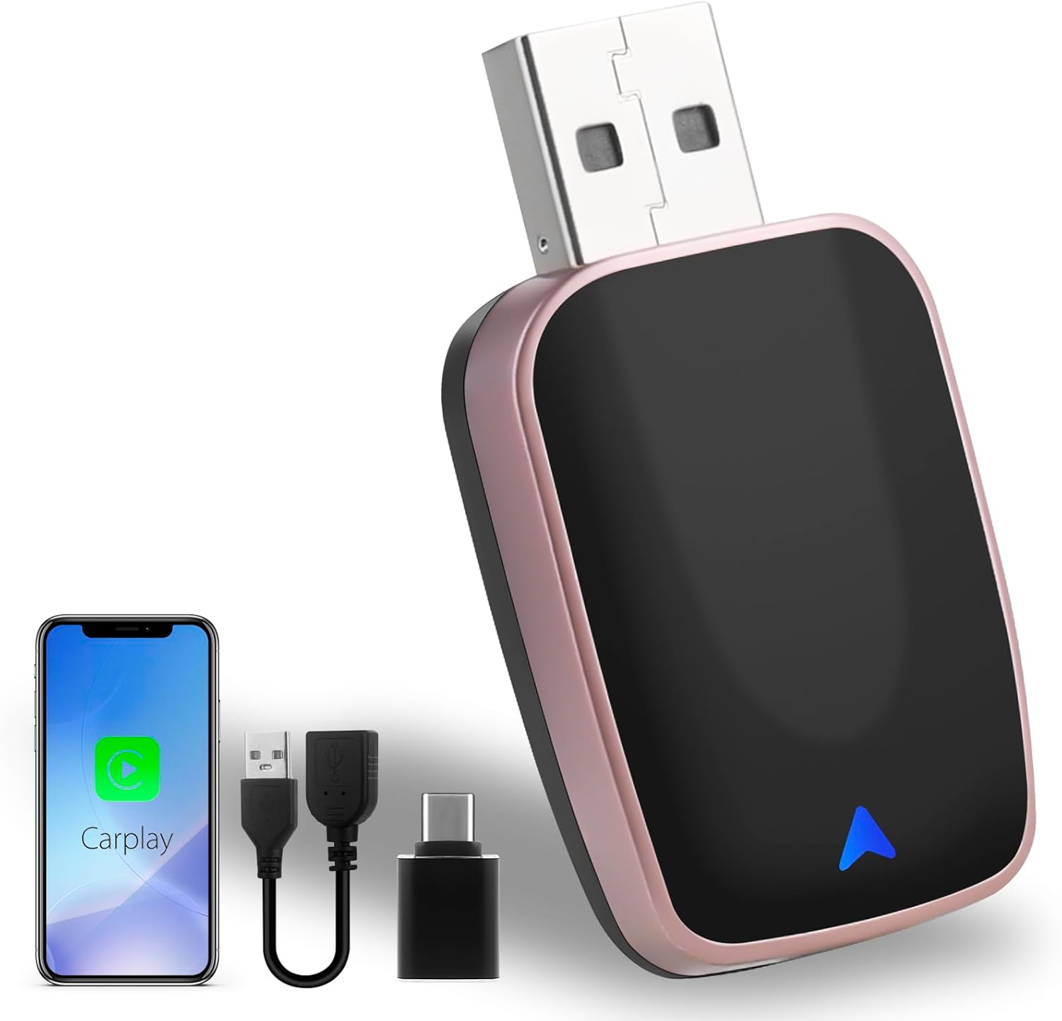 Huuimy Wireless Carplay Adapter For Iphone, Converts Wired To Wireless