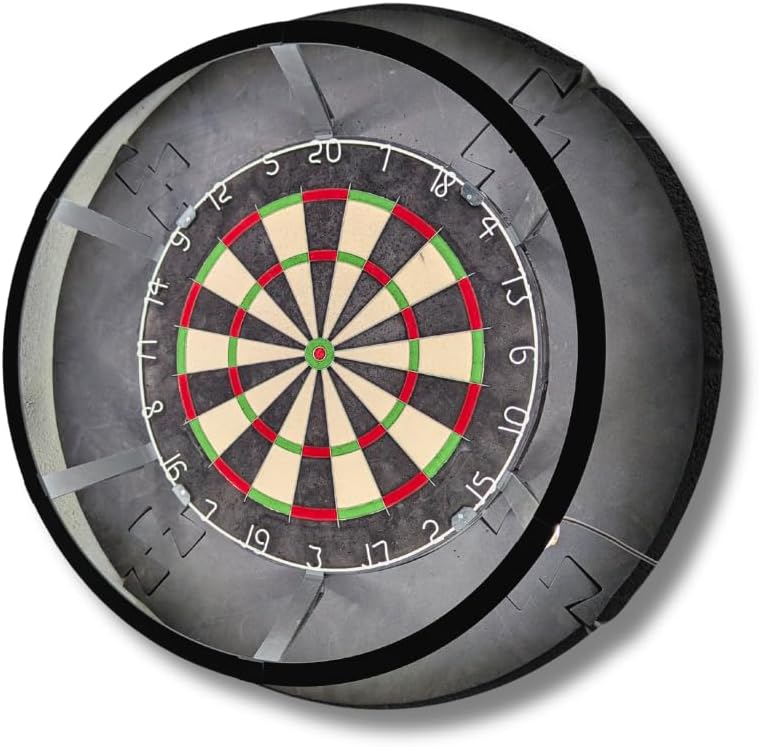 Triformia 3D-Printed Dartboard Ring Light - Premium Matte Carbon Pla With Cob Led Technology