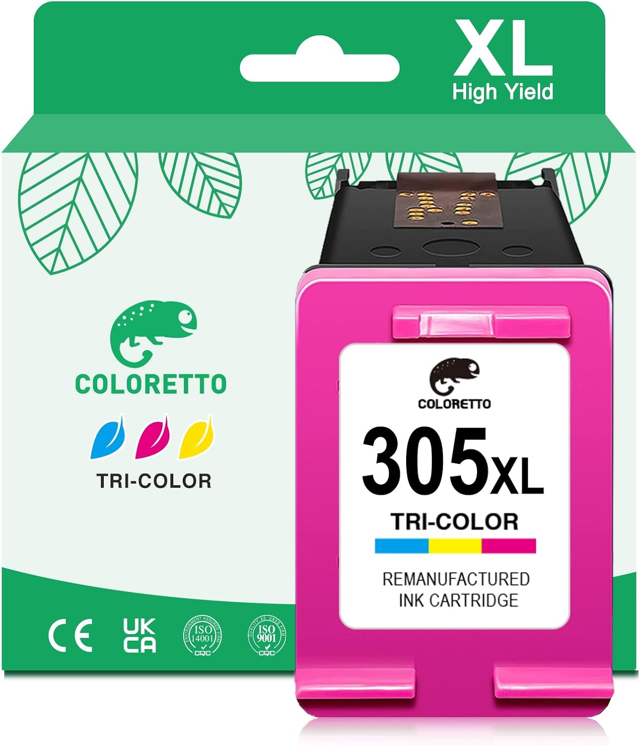 Coloretto 305Xl Colour Ink Cartridge Replacement For Hp Deskjet & Envy Printers