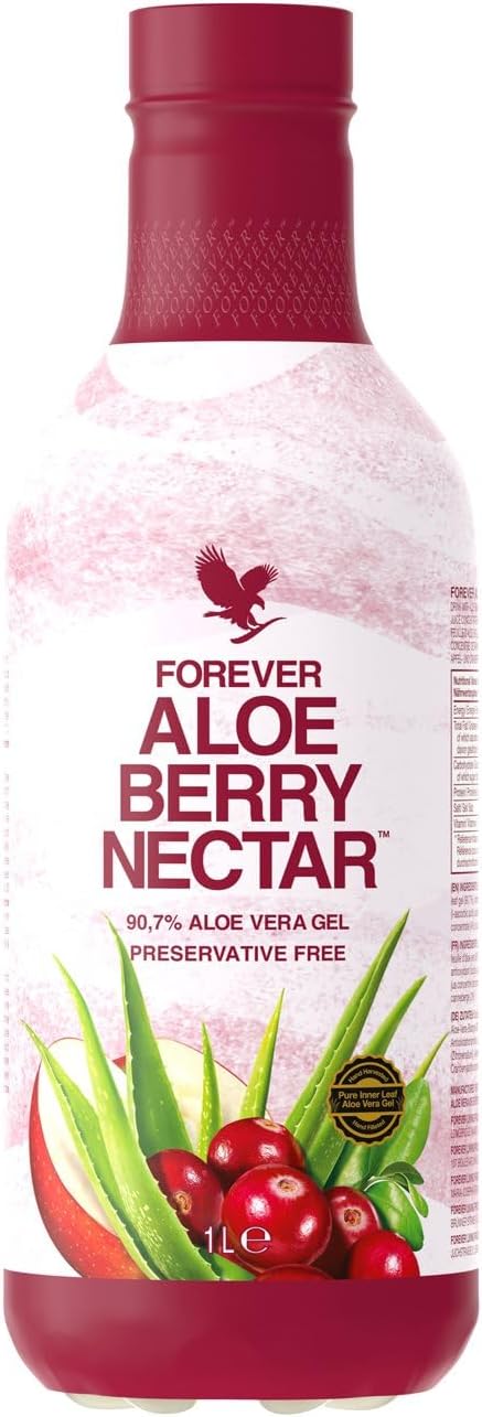 Forever Living Products Aloe Berry Nectar Cranberry-Apple Flavored Aloe Vera Gel 1000Ml