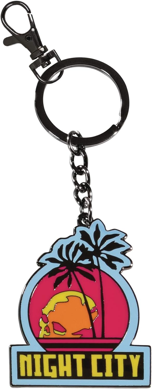 Dark Horse Comics Cyberpunk 2077 Night City Keychain Official Accessory