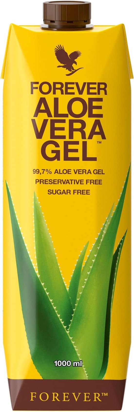 Forever Living Products Aloe Vera Gel 1000Ml - 99.7% Pure Inner Leaf Aloe Vera Gel, Preservative & Sugar Free, Gluten Free, Vegan Friendly