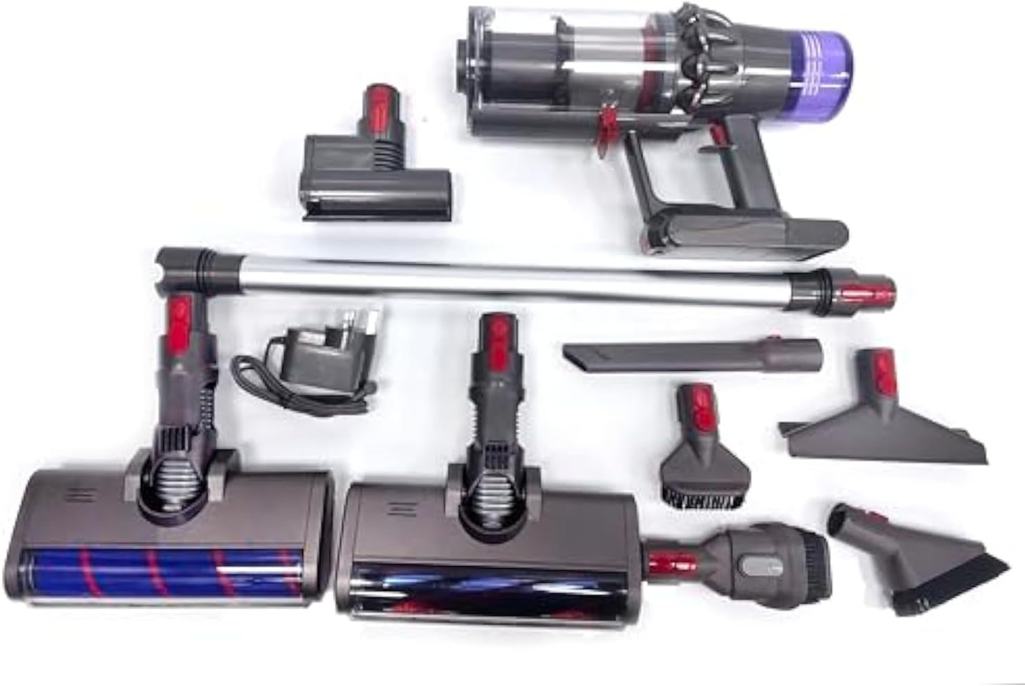 Dyson V15 Cordless Stick Cleaner - Grey, 220W, 0.76L Capacity