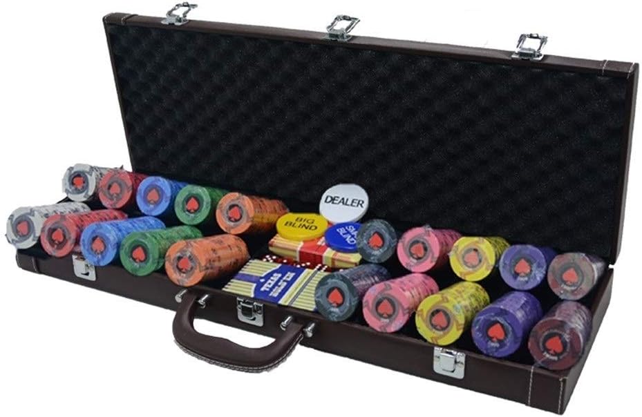 Tx Girl 100-500Pcs Ceramic Texas Hold'em Poker Chips Set