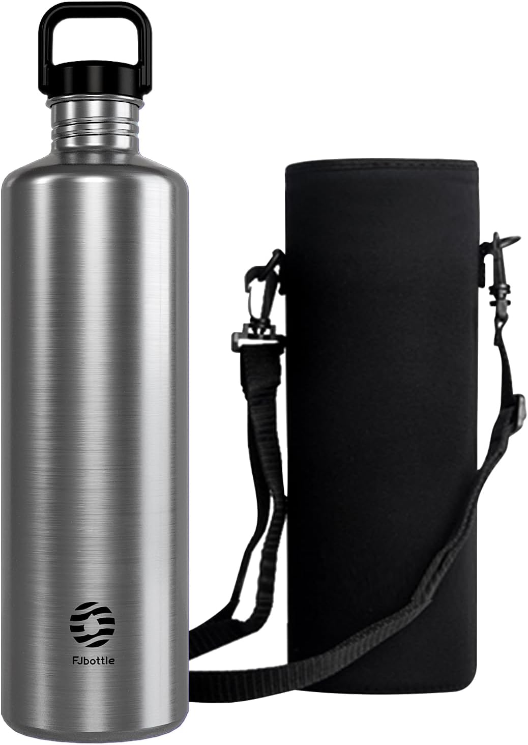 Healter 2L Stainless Steel Water Bottle, Silver, Eco-Friendly & Leakproof