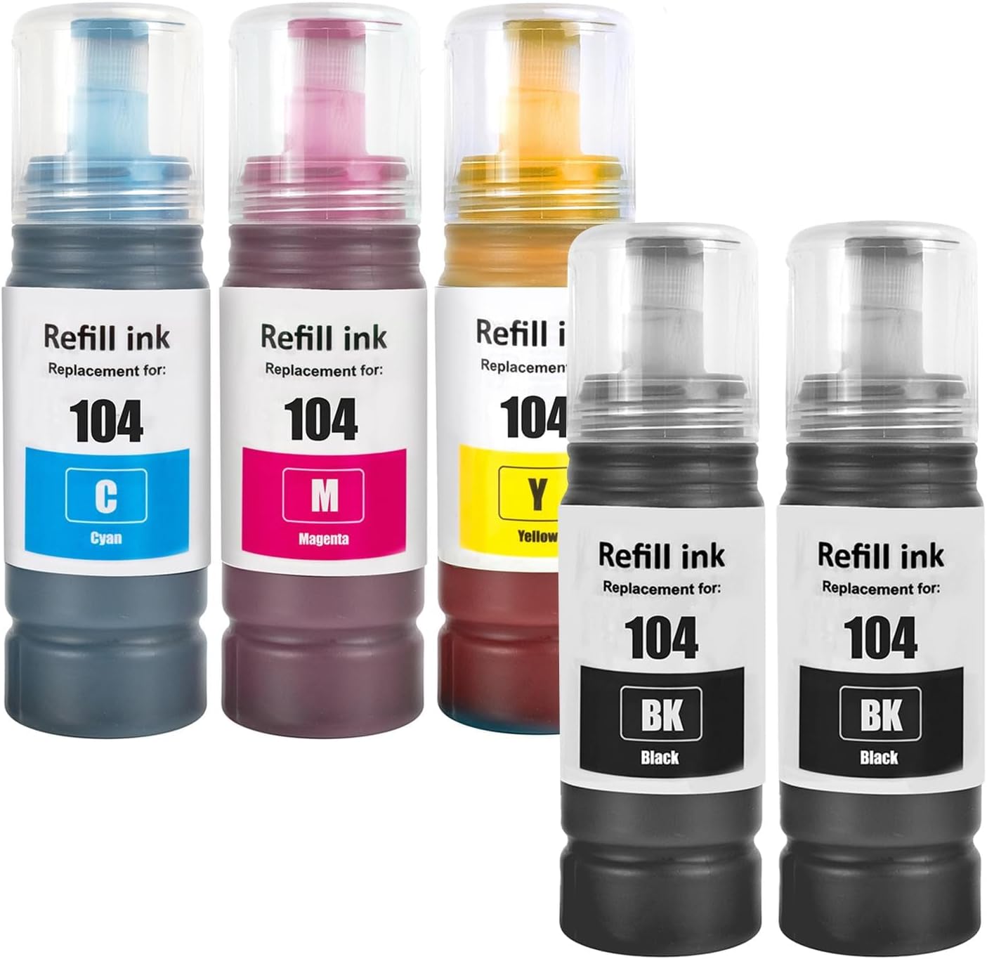 Laipeng 104 Ink Compatible With Epson 104 Ink Bottles For Et-2710 Et-2720 Printers