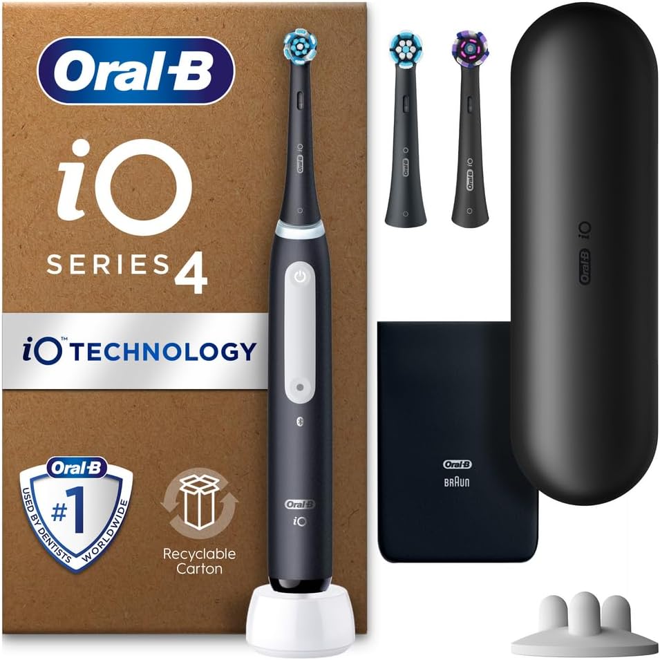 Oral-B Io4 Electric Toothbrush For Adults, Black