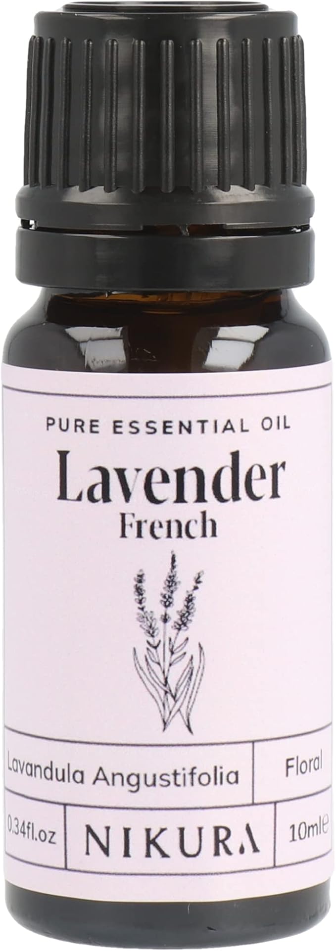 Nikura French Lavender Essential Oil 10Ml - 100% Pure Natural Oil For Sleep And Aromatherapy