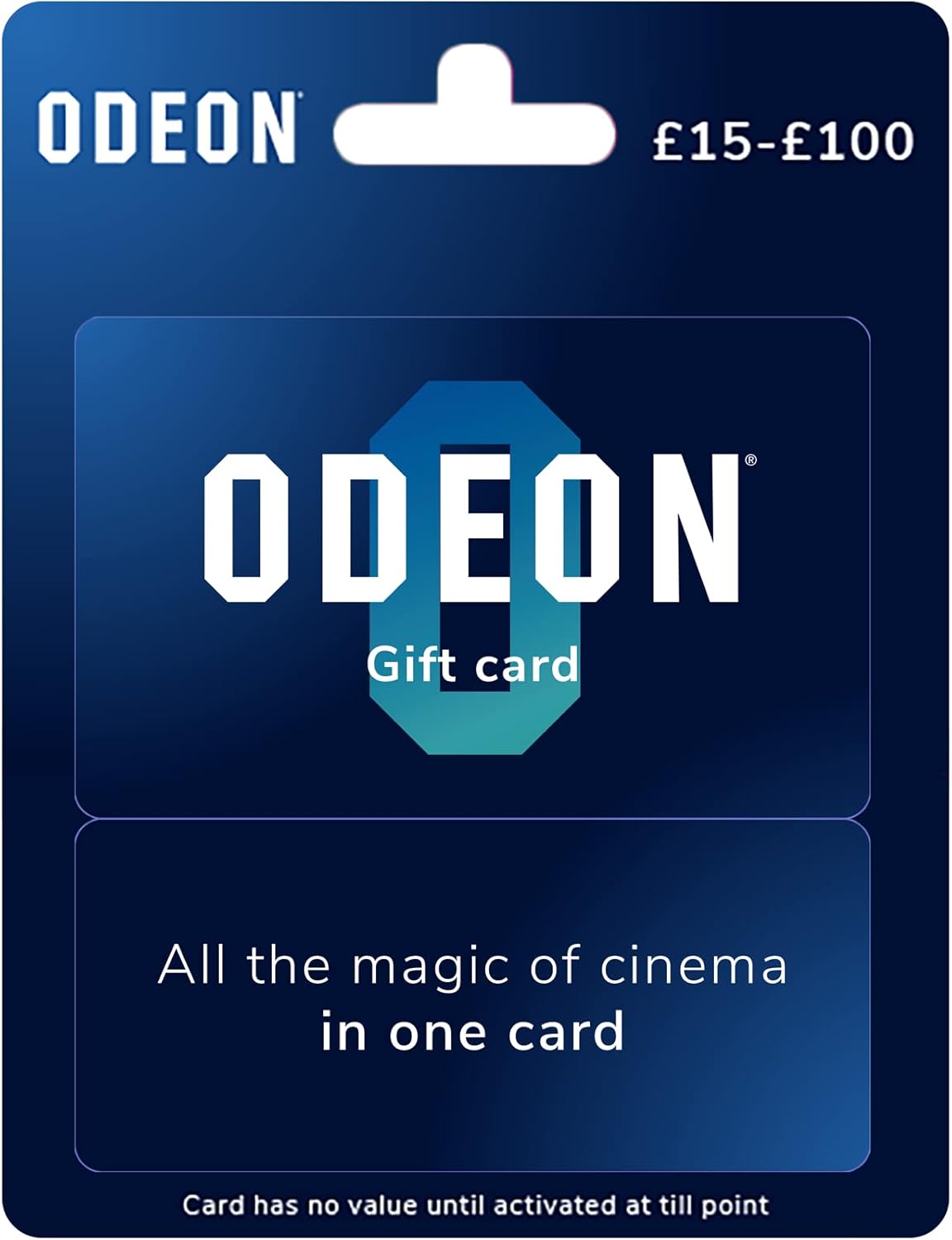 Odeon Gift Card - Cinematic Experience Voucher