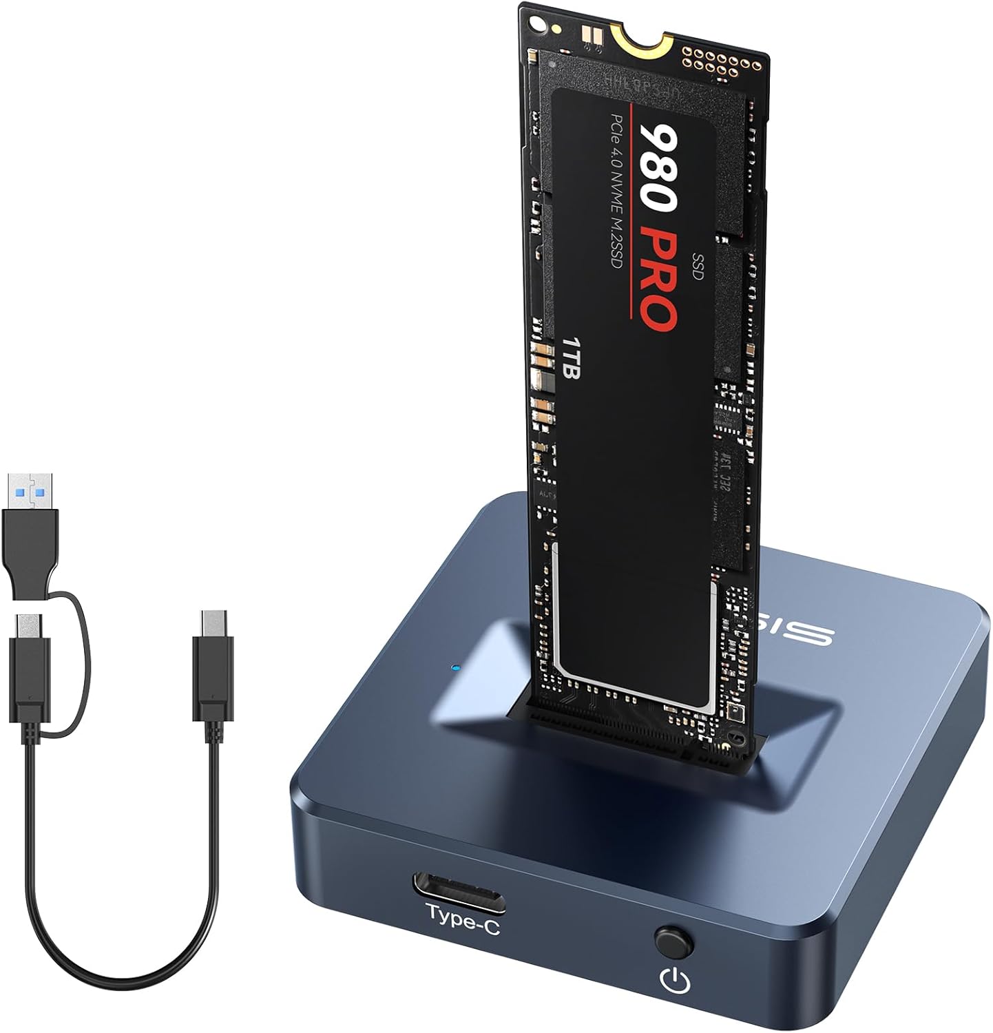 Acasis Nvme Ssd Reader Adapter Ac-M04, M.2 To Usb 3.2 Type-C Docking Station For Nvme & Sata Ssds