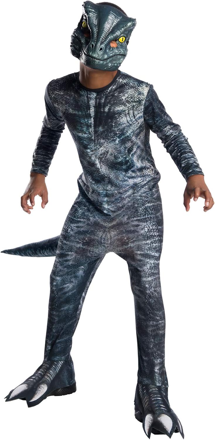 Rubie's Jurassic World Fallen Kingdom Velociraptor Blue Kids Costume