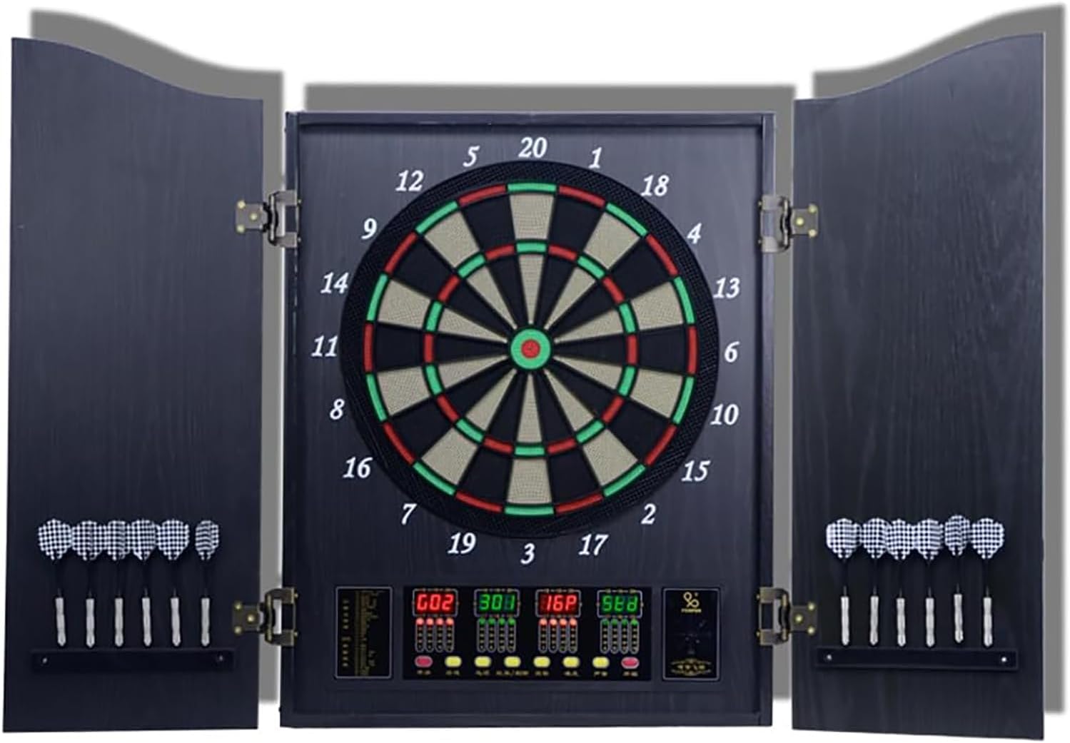 Generic Led Display Electronic Dart Board Set With Darts And Heads
