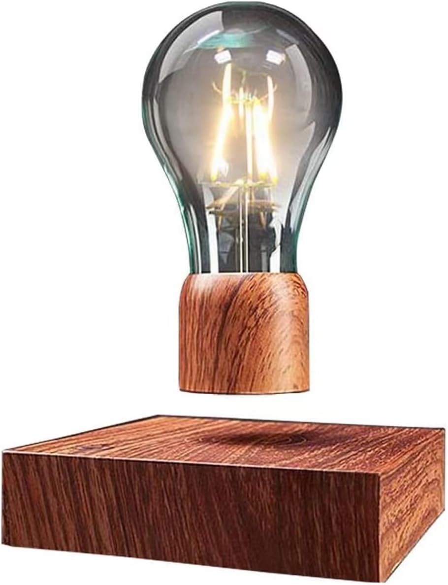 Didwi Magnetic Floating Light Bulb Lamp, Levitating Led Desk Lamp With Touch Control